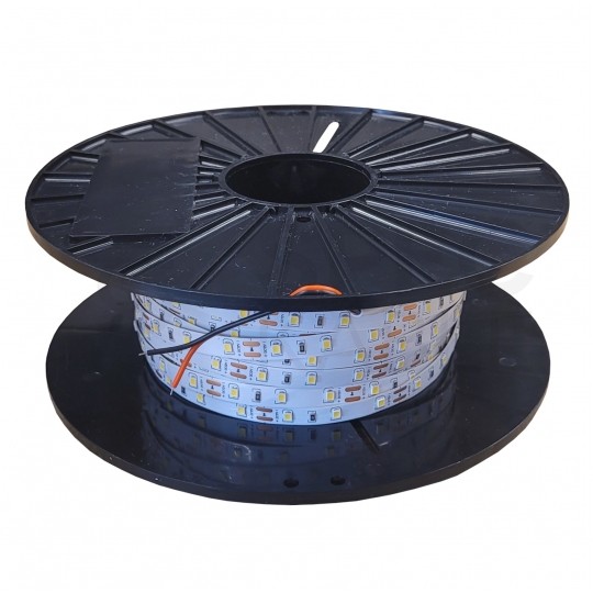 Taśma 1500x LED 2835 4,8W/mb 420lm/mb CRI>70, podwójne PCB biała neutral 4000-4500K IP20 12V op=50m