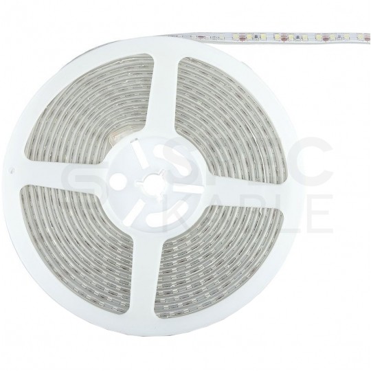 Taśma 600x LED 3528 8W/mb 3000K IP65 12V op=5m barwa WW biała ciepła V-TAC VT-3528 120-IP65-N