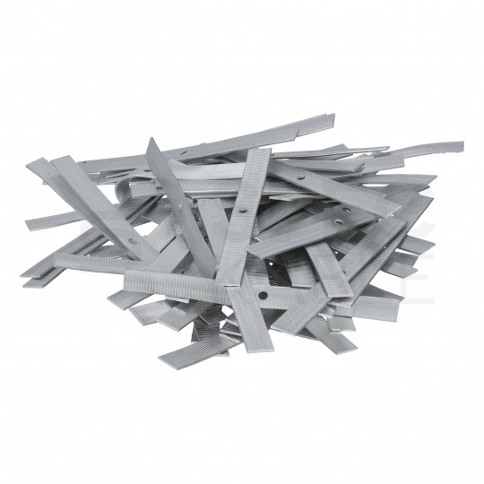 Taśma aluminiowa cięta do mocowania kabli (np. YDY, YDYp) Uchwyt kablowy 80mm z otworem 3,4mm TA-C-80 1kg