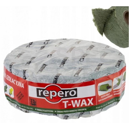 Taśma antykorozyjna 100mm x 3m Repero T-WAX do instalacji odgromowych i uziemiających