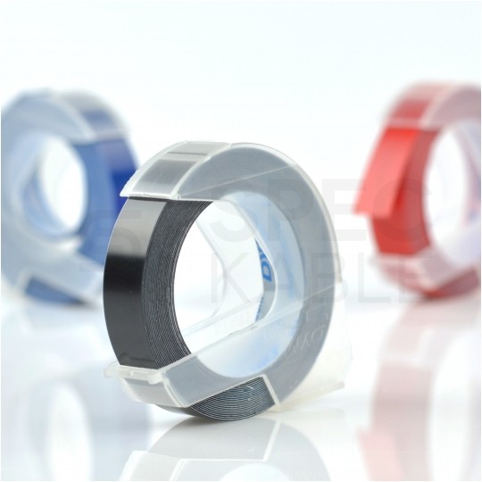 Taśma DYMO 3D 9mm x 3m blister=3szt mix kolorów s0847750