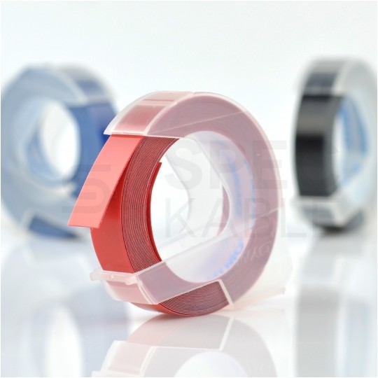 Taśma DYMO 3D 9mm x 3m blister=3szt mix kolorów s0847750