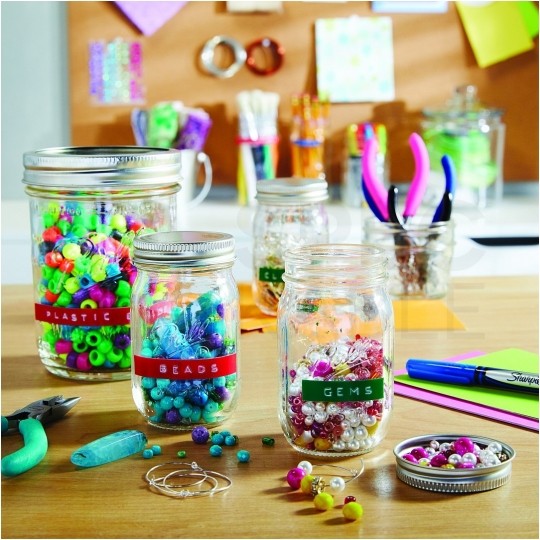 Taśma DYMO 3D plastikowa 9mm x 3m (czerwona / biały nadruk) [520102 / S0898150] do wytłaczarek Junior + Omega