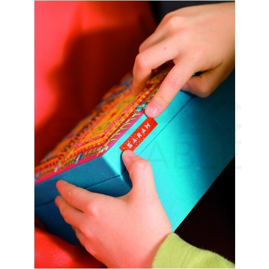 Taśma DYMO 3D plastikowa 9mm x 3m (zielona / biały nadruk) [520105 / S0898160] do wytłaczarek Junior + Omega