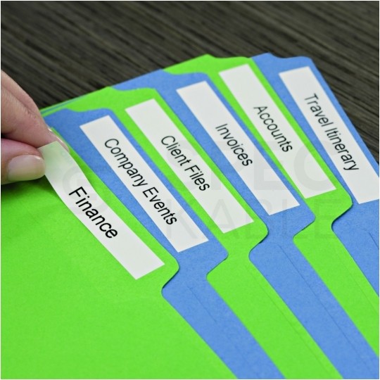 Taśma DYMO D1 Standard 6mm x 7m (żółta / czarny nadruk) [43618 / S0720790] ORYGINALNA