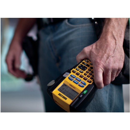 Taśma DYMO IND winylowa uniwersalna 12mm x 5,5m (zielona / biały nadruk) RHINO Industrial [1805414] ORYGINALNA