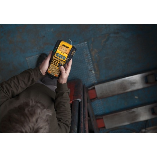 Taśma DYMO IND winylowa uniwersalna 19mm x 5,5m (biała / czarny nadruk) RHINO Industrial [18445 / S0718620] ORYGINALNA