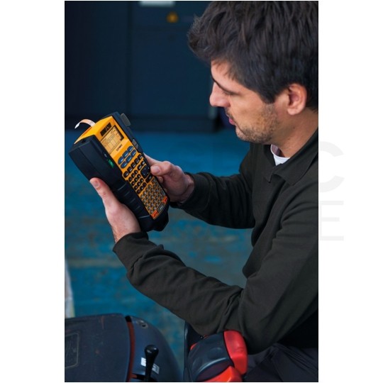 Taśma DYMO IND winylowa uniwersalna 19mm x 5,5m (biała / czarny nadruk) RHINO Industrial [18445 / S0718620] ORYGINALNA