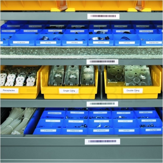 Taśma DYMO IND winylowa uniwersalna 19mm x 5,5m (żółta / czarny nadruk) RHINO Industrial [18433 / S0718470] ORYGINALNA