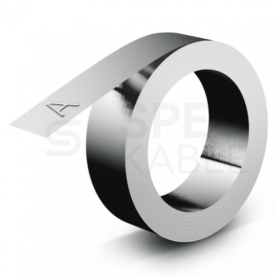 Taśma DYMO M11 przemysłowa 12mm x 4,80m (aluminium) [31000 / S0720160] ORYGINALNA do wytłaczarki RHINO M1011