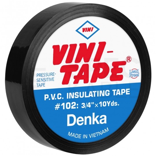 Taśma izolacyjna PVC 19mm x 10m Denka VINI-TAPE czarna