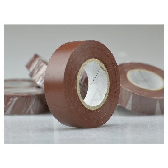 Taśma izolacyjna PVC 19mm x 20m SCAPA brązowa