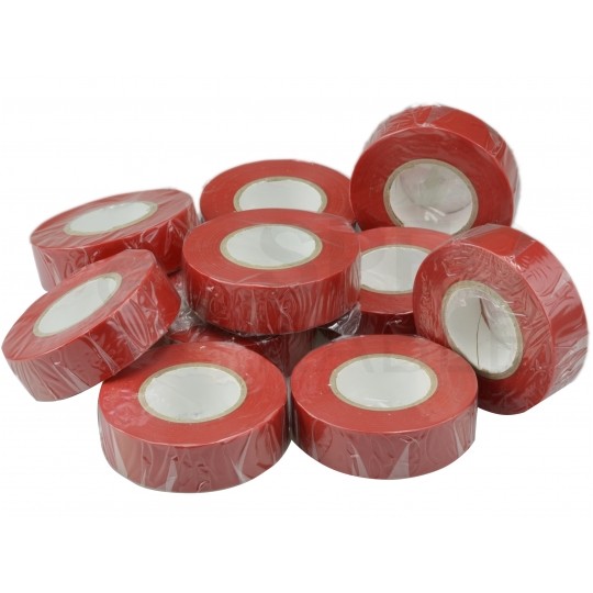Taśma izolacyjna PVC 19mm x 20m SCAPA czerwona