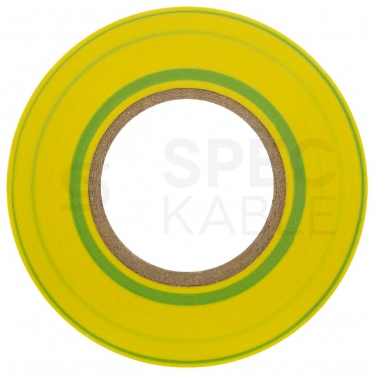 Taśma izolacyjna PVC Premium 19mm x 20m Repero 701 Super żółto-zielona