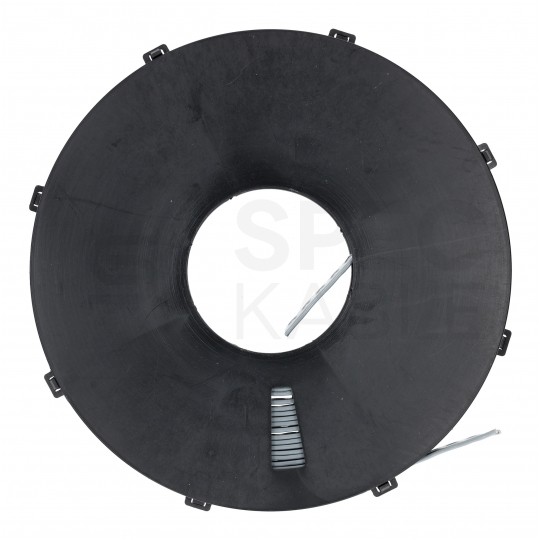 Taśma montażowa stalowa perforowana powlekana 14mm x 10m ocynkowana do drewna, betonu i profili stalowych Rawlplug