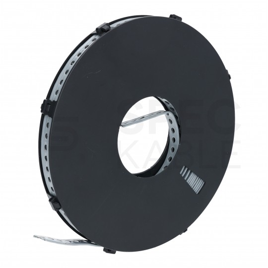Taśma montażowa stalowa perforowana powlekana 14mm x 10m ocynkowana do drewna, betonu i profili stalowych Rawlplug