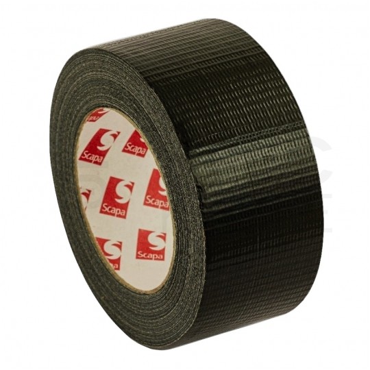 Taśma naprawcza Duct Tape 50mm x 50m zbrojona wodoodporna SCAPA 3160 czarna