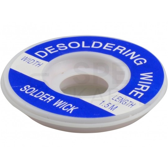 Taśma rozlutownicza plecionka do odsysania cyny 3mm / 1,5m