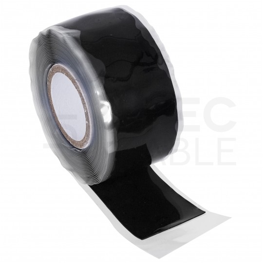 Taśma silikonowa uszczelniająca samowulkanizacyjna 25mm x 3m czarna Repero 747 Silican