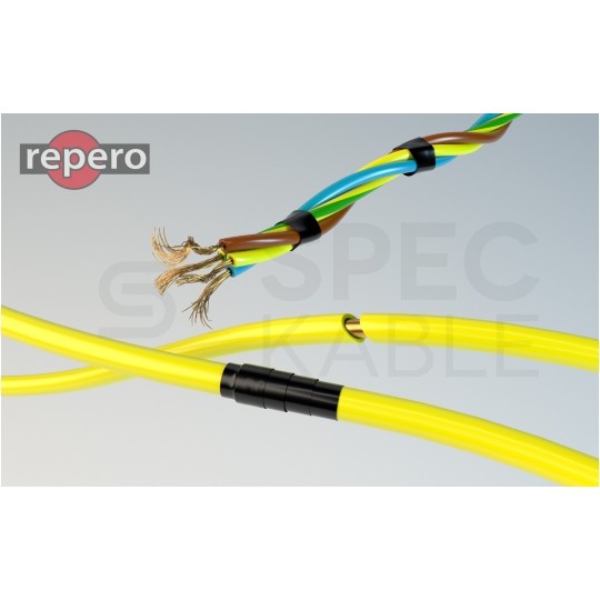 Taśma silikonowa uszczelniająca samowulkanizacyjna 25mm x 3m czarna Repero 747 Silican