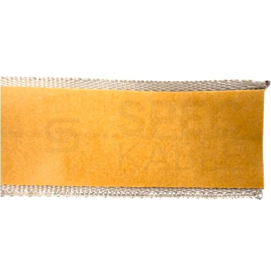 Taśma szklana zakończeniowa 20mm samoprzylepna odporna na wysokie temperatury do 400°C