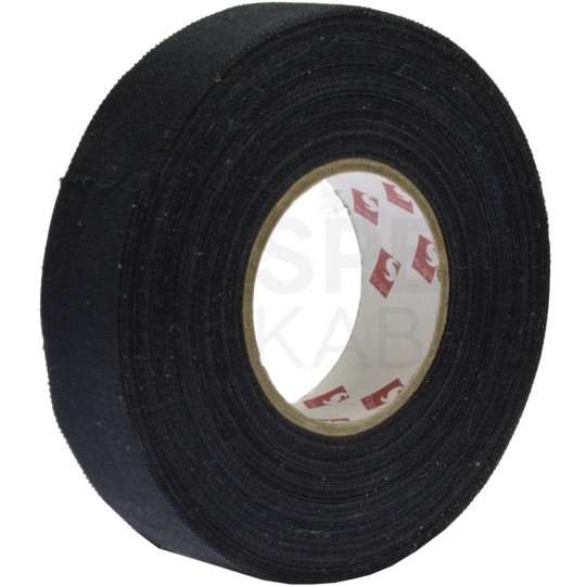 Taśma tkaninowa parciana 19mm x 25m SCAPA 3370 czarna