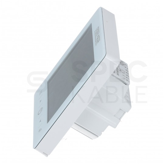 Termostat podłogowy regulator temperatury bezprzewodowy z wyświetlaczem LCD IP20 SN-10 biały GRAND MEYER