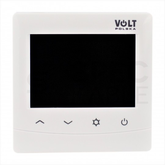 Termostat podłogowy regulator temperatury przewodowy / bezprzewodowy z WiFi i wyświetlaczem LCD IP30 HT-08 VOLT