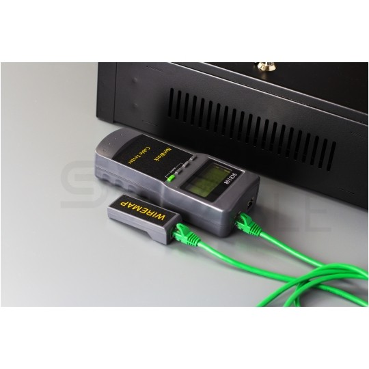 Tester kabli sieciowych LAN RJ45 + BNC z wyświetlaczem LCD SC8108 NEKU