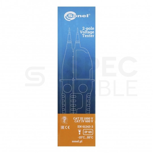 Tester napięcia 1000V 2-biegunowy wskaźnik wielofunkcyjny SONEL P-4