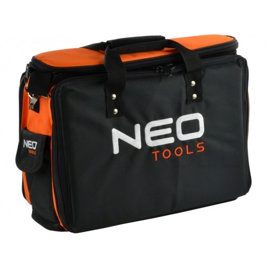 Torba narzędziowa monterska ze wzmocnieniem i organizerem 17+2 kieszeni, na ramię NEO 84-308