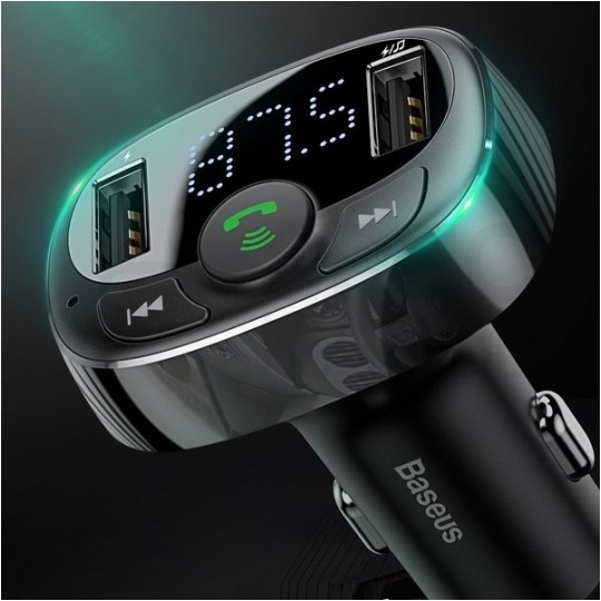 Transmiter radiowy FM Bluetooth z ładowarką USB 3.4A Baseus