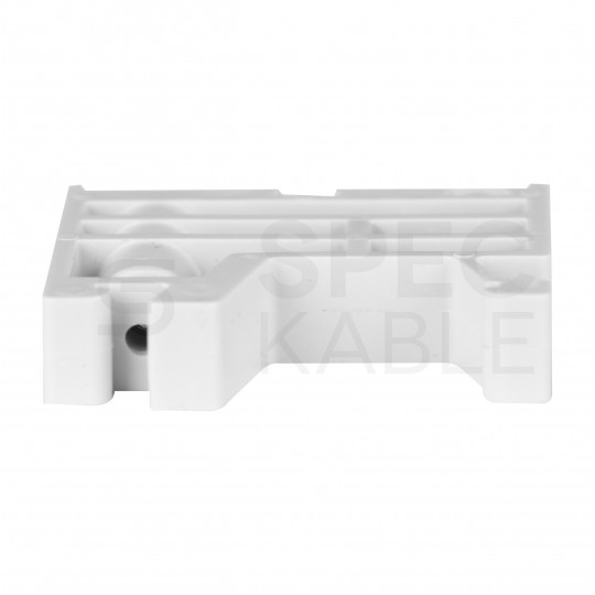 Trzymacz / blokada końcowa do złączek ZUG TMX-2 biała INCOBEX