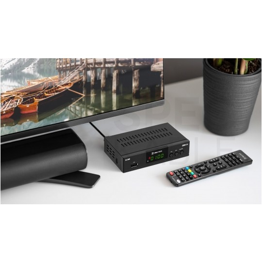 Tuner cyfrowy DVB-T2 HEVC H.265 dekoder telewizji naziemniej Cabletech URZ0338A