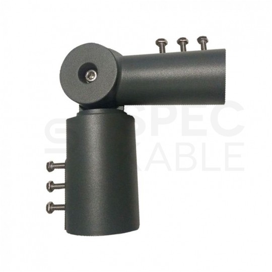 Uchwyt, adapter regulowany do montażu lamp, opraw ulicznych na słupie fi:60 x fi:62 x dł.340mm V-TAC