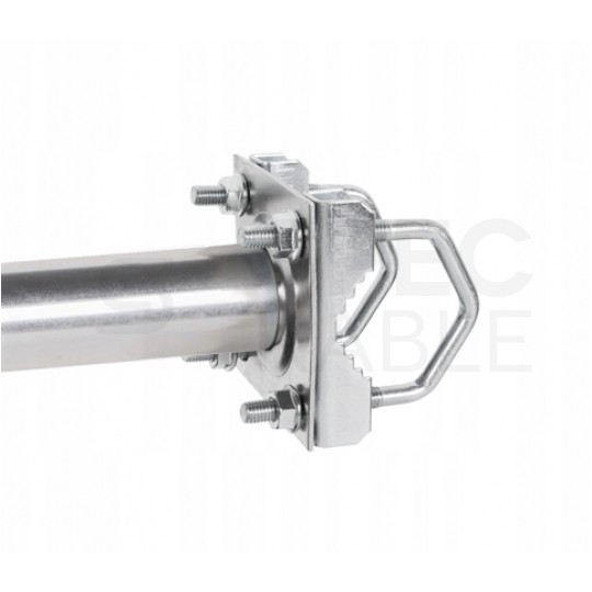 Uchwyt antenowy balkonowy czołowy z cybantem 30cm do Anteny Satelitarnej / Kierunkowej