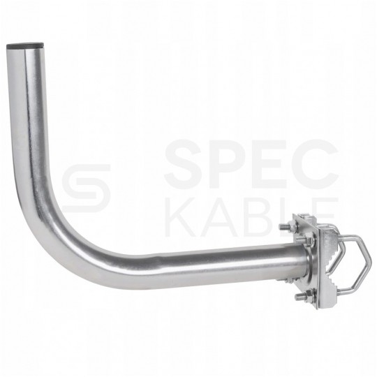 Uchwyt antenowy balkonowy czołowy z cybantem 30cm do Anteny Satelitarnej / Kierunkowej