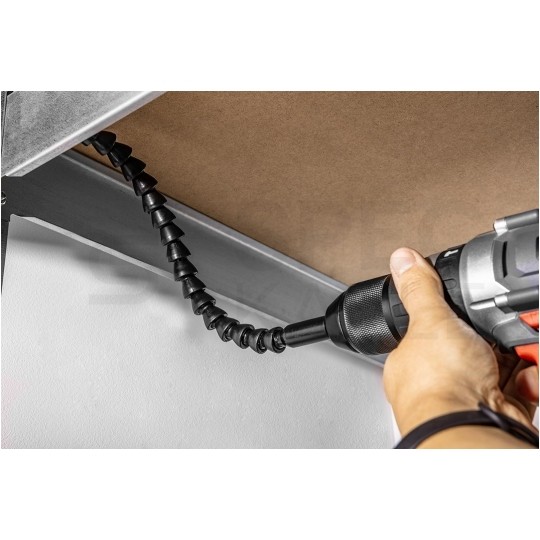 Uchwyt elastyczny Przedłużka magnetyczna 290mm do bitów HEX 1/4" GRAPHITE 55H227