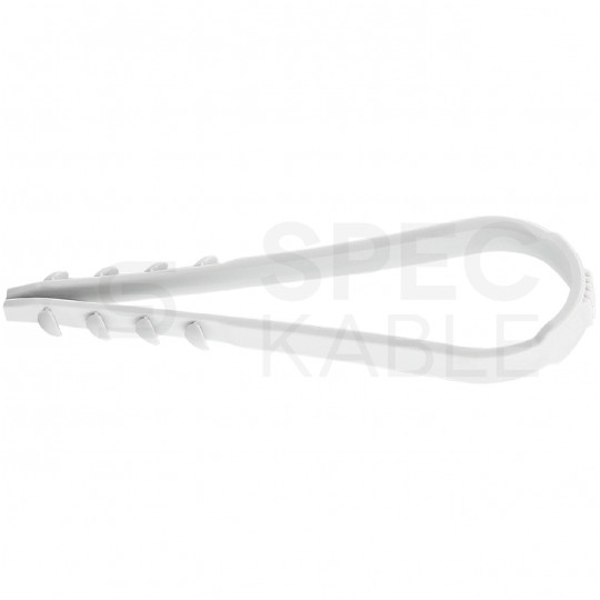 Uchwyt kablowy CMS 3-13mm do kabli i przewodów bezhalogenowa szary F-TRONIC 200szt