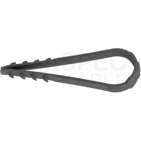 Uchwyt kablowy CMS UV 20-40mm do kabli i przewodów bezhalogenowa czarny F-TRONIC 100szt