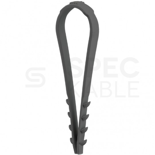Uchwyt kablowy CMS UV 3-13mm do kabli i przewodów bezhalogenowa czarny F-TRONIC 200szt