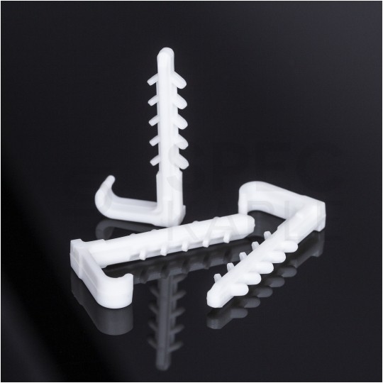 Uchwyt kablowy hakowy wbijany USMPH-3 do kabli płaskich YDYp (3x1,5-3x2,5) 100szt.