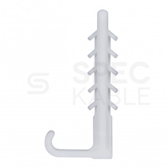 Uchwyt kablowy hakowy wbijany USMPH-3 do kabli płaskich YDYp (3x1,5-3x2,5) 100szt.