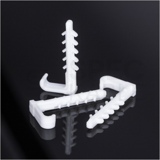 Uchwyt kablowy hakowy wbijany USMPH-3 do kabli płaskich YDYp (3x1,5-3x2,5) 300szt.