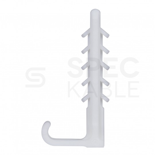 Uchwyt kablowy hakowy wbijany USMPH-3 do kabli płaskich YDYp (3x1,5-3x2,5) 300szt.