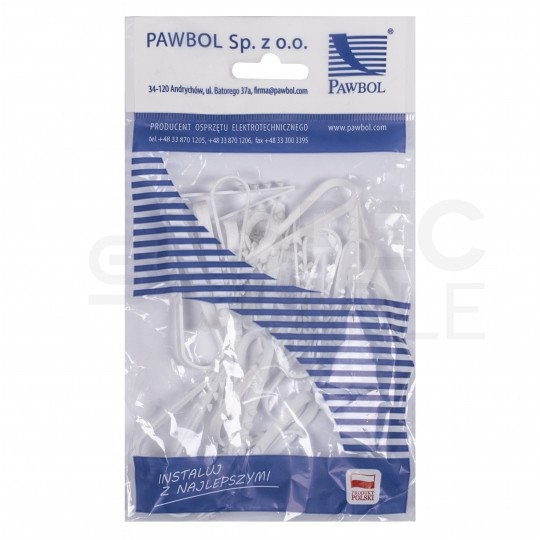 Uchwyt kablowy okrągły wbijany USMO-14 do kabli okrągłych (do 14mm) 25szt.