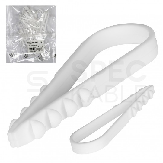 Uchwyt kablowy okrągły wbijany USMO-20 do kabli okrągłych (do 20mm) 50szt.