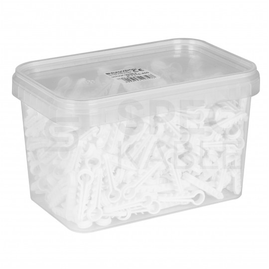 Uchwyt kablowy okrągły wbijany USMO-8 do kabli okrągłych (do 8mm) 400szt.