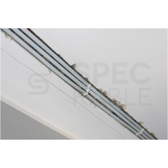 Uchwyt kablowy owalny wbijany USMP-3 do kabli płaskich YDYp (3x1,5-3x2,5) 300szt.