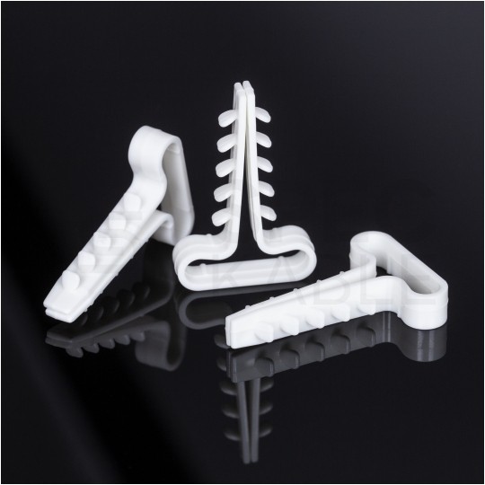 Uchwyt kablowy owalny wbijany USMP-5 do kabli płaskich YDYp (5x1,5-5x2,5) 250szt.